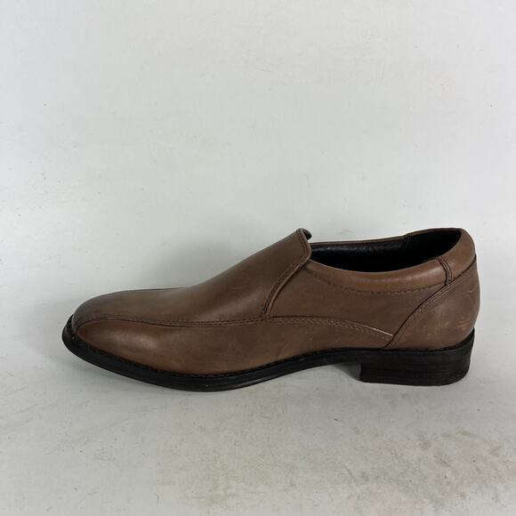Vionic Casual Shoes Men\'s 8 Brown Black Faux Leather Slip On Comfort Loafers main image 6